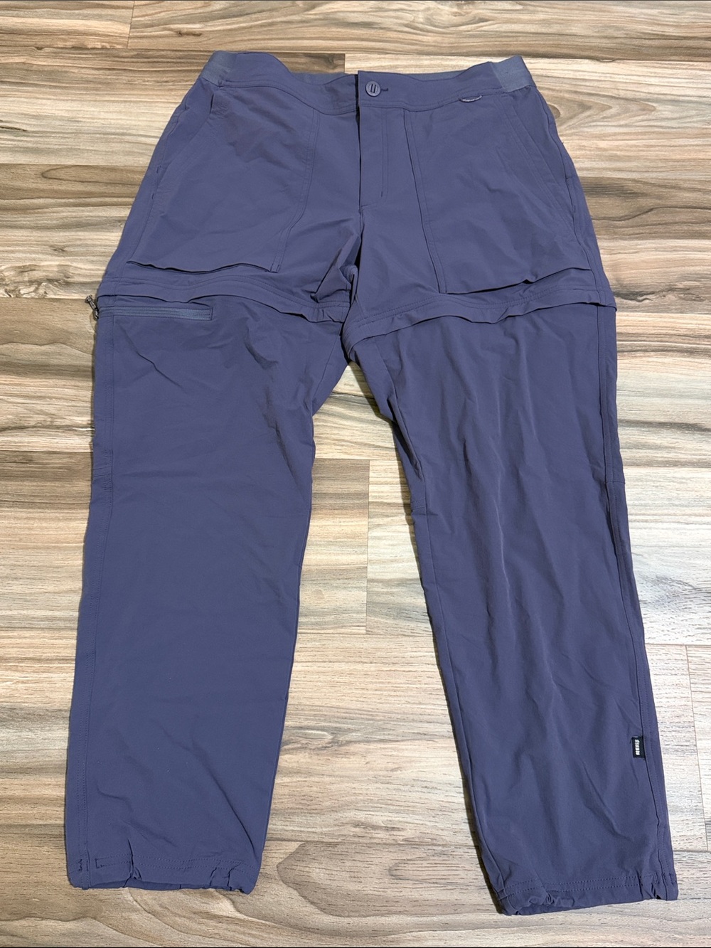 REI Co-op Sahara Guide Pants Womens L Purple Convertible Zip Off Hiking Gorpcore